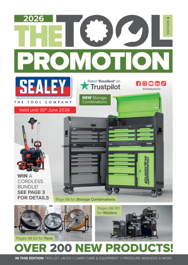 Sealey Spring / Summer Tool Promotion 2026 *Valid Until June  30th  2026*